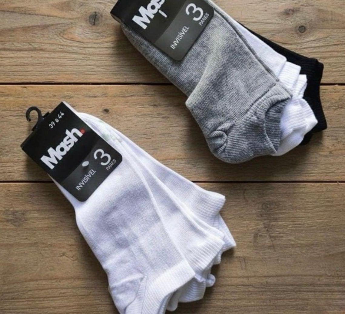 Kit 10 Pares Meias Mash Invisível